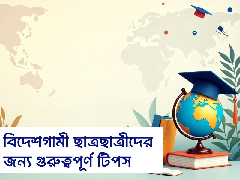 বিদেশগামী ছাত্র-ছাত্রীদের জন্য গুরুত্বপূর্ণ কিছু টিপস