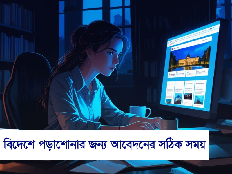 বিদেশে পড়াশোনার জন্য আবেদন করার সঠিক সময় ও বিস্তারিত গাইড